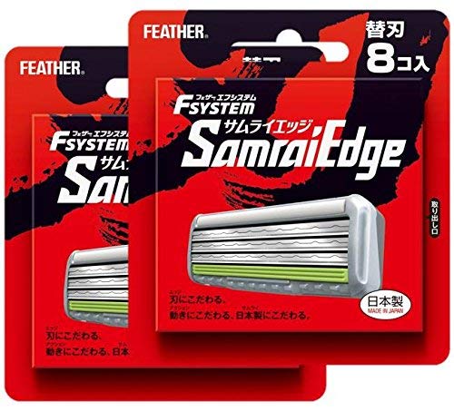 【2個セット】エフシステム替刃サムライエッジ8コ入 274869 : Beauty