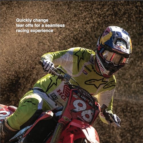 100% Damen 51011-010-02 Racecraft/Accuri/Strata Standard Tear-Offs, Clear, Einheitsgröße EU