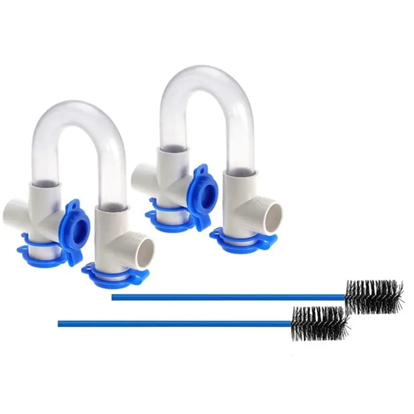 Sifón U Transparente Juego de condensado con trampa en U PVC transparente | 3 4 pulgadas Estándar 16 pulgadas Limpieza HVAC AC