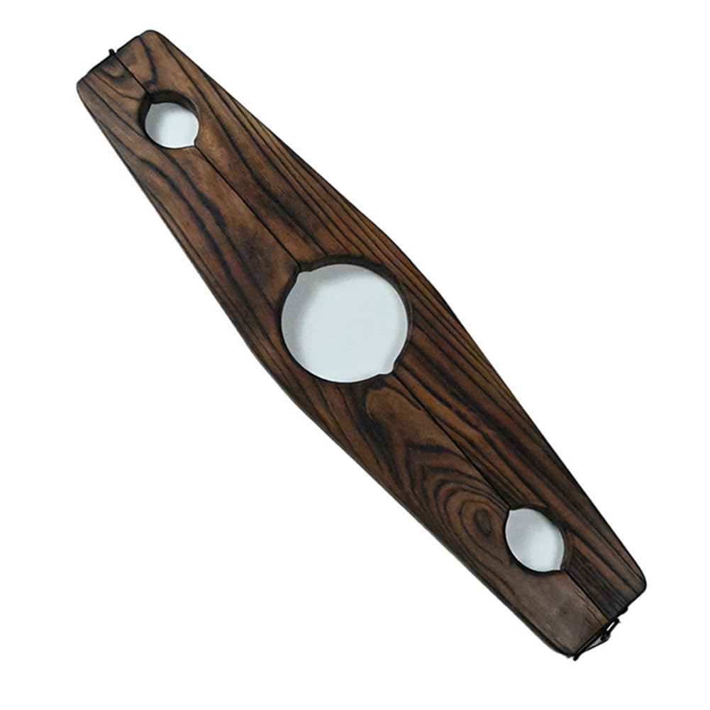 Yoke bondage en bois de qualité pour jeux de lit SM et retenue adulte