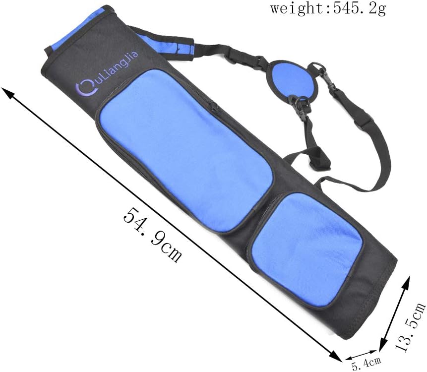 SHARROW Archery Arrow Quivers Arrow Pouch Holder Bag Back Nylon Quivers Shoulder with Adjustable Strap