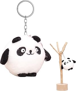 pelúcia com pingente panda, chaveiro bicho pelúcia panda pelúcia, chaveiro urso panda pelúcia, pingente animal pelúcia para telefone carteira Cucimfew