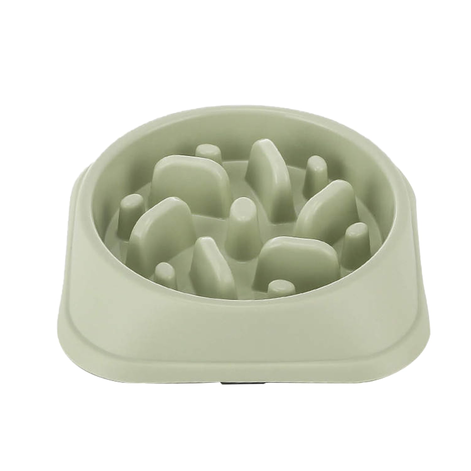 One shared home Slow Feeder Dog Bowl Anti-Choking Puzzle Dog Feeder (7.8 In) (Light Green)