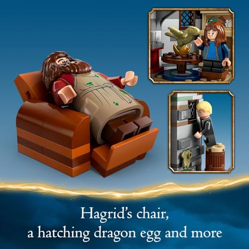 LEGO Harry Potter Hagrid's Hut: an Unexpected Visit - Harry Potter Toy for Boys & Girls Ages 8+ - Kids Building Toys W/Buildable House, 7 Minifigures & Dragon - 76428 image 4