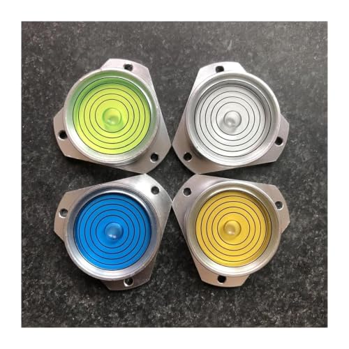 Nivel de burbuja de metal triangular azul compacto para trabajos de carpintería 3
