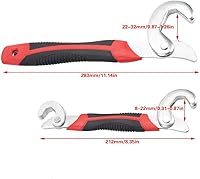 Vista 3 de Hilitand Juego de llaves multifunción de 2 piezas, llave universal de doble cabeza, herramientas manuales