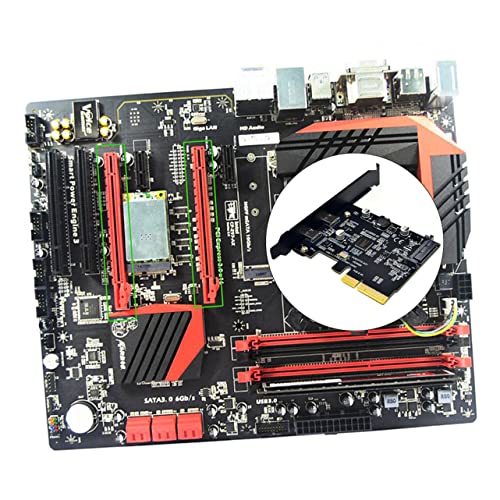 Carte PCIe USB3.1 double Type-C contrôleur ASM3142 adaptateur PC Windows