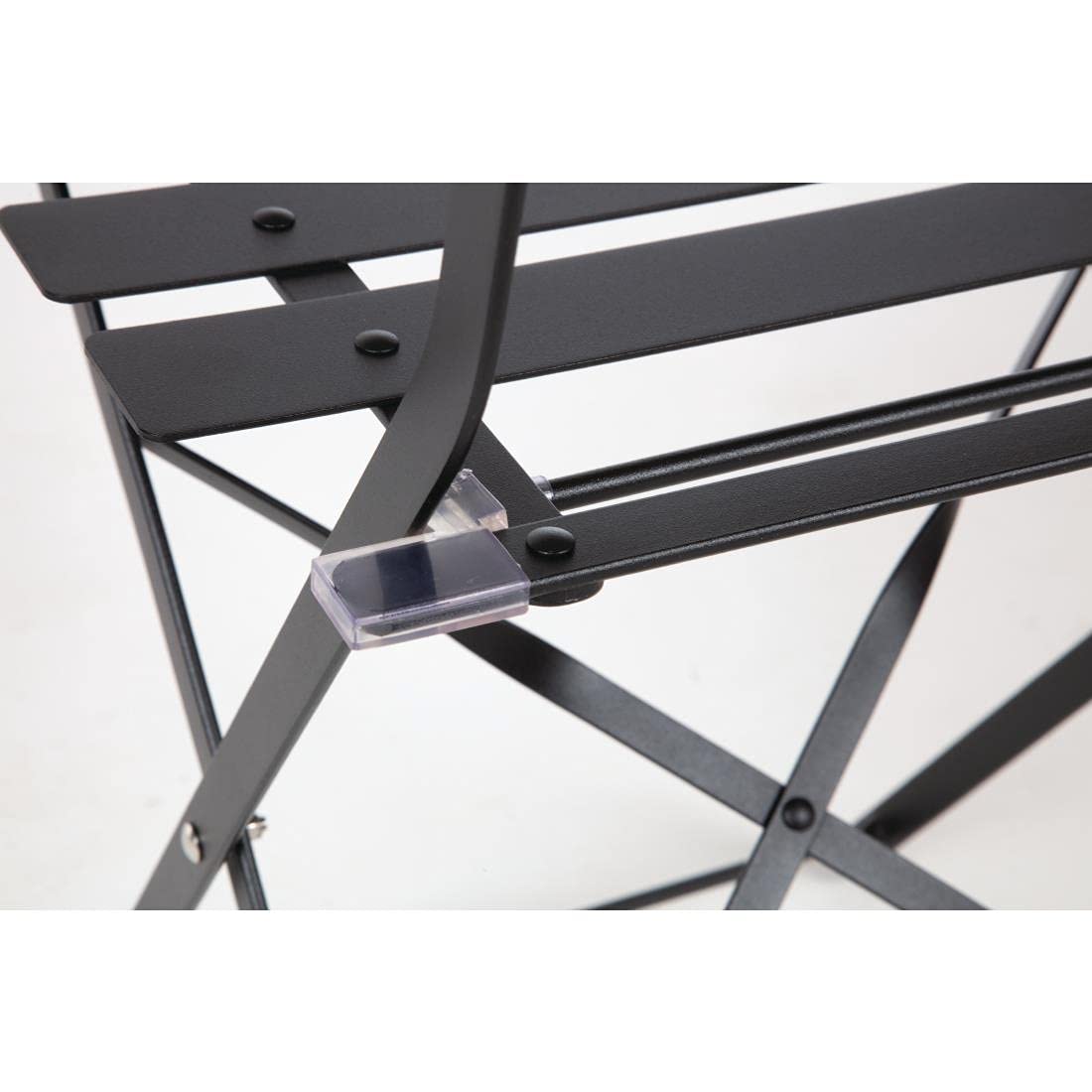 Bolero gh553 2 x sedie in stile nazionale per interni ed esterni, 800 mm x 387 mm x 471 mm, Nero