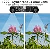 MMlove USB Stereo Camera Module 1200P 60FPS Global Shutter USB Webcam with Synchronous Dual Lens,600P 120FPS High Speed 3D Webcam 112 Wide Angle Lightburn Camera for VR,PC/Laptop/Raspberry Pi