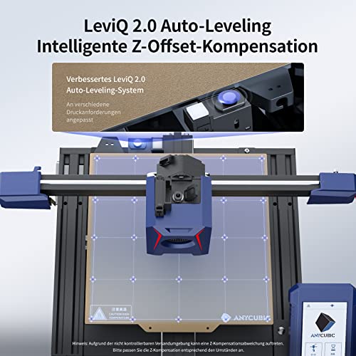 Anycubic Kobra 2 3D Drucker, 6-mal schneller, LeviQ 2.0 Auto-Leveling, einfach für Anfänger, Druckgröße 220 * 220 * 250mm – Bild 6