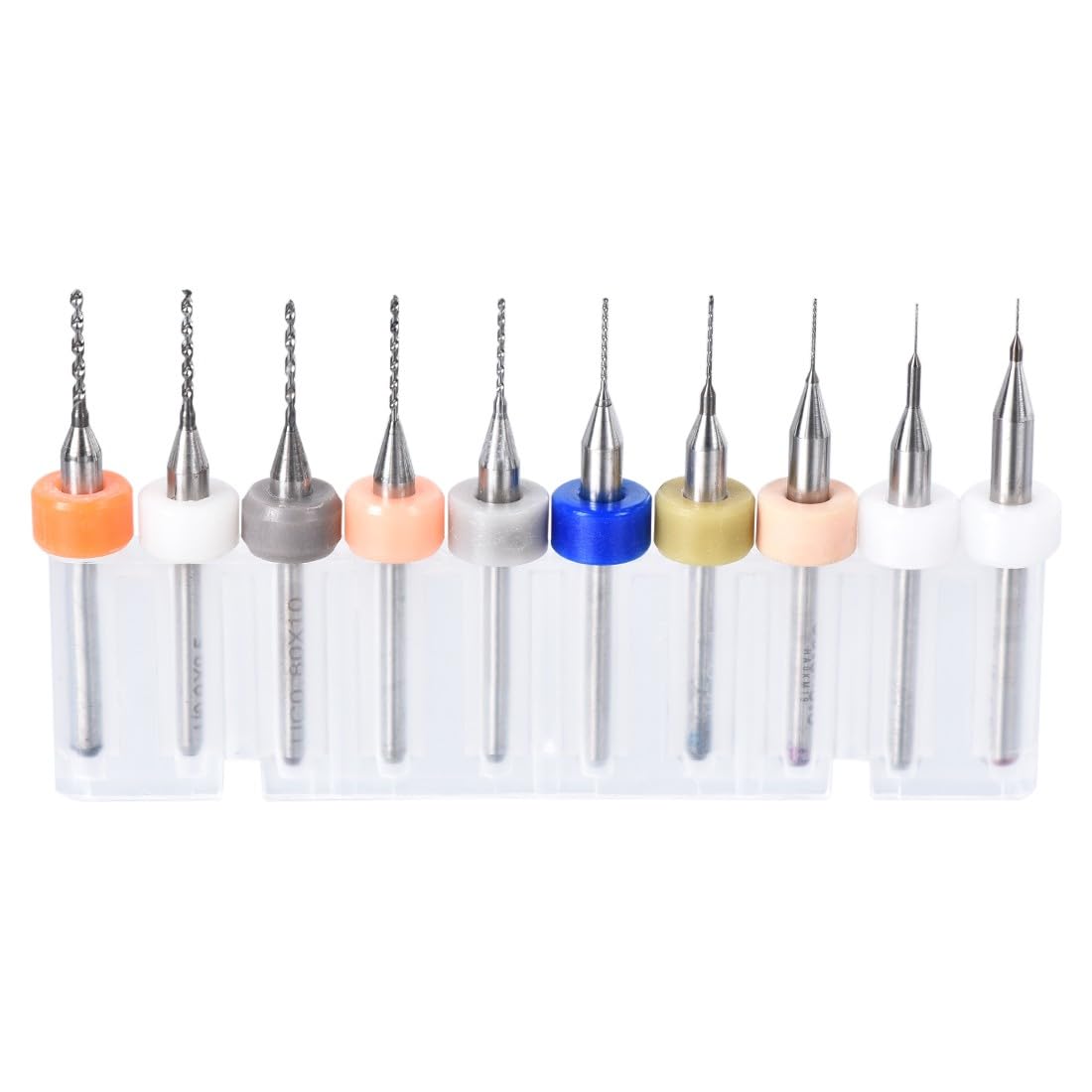 #US 10Pcs 0.15-1.0mm CNC Engraving Circuit Board Micro PCB Drill Bits