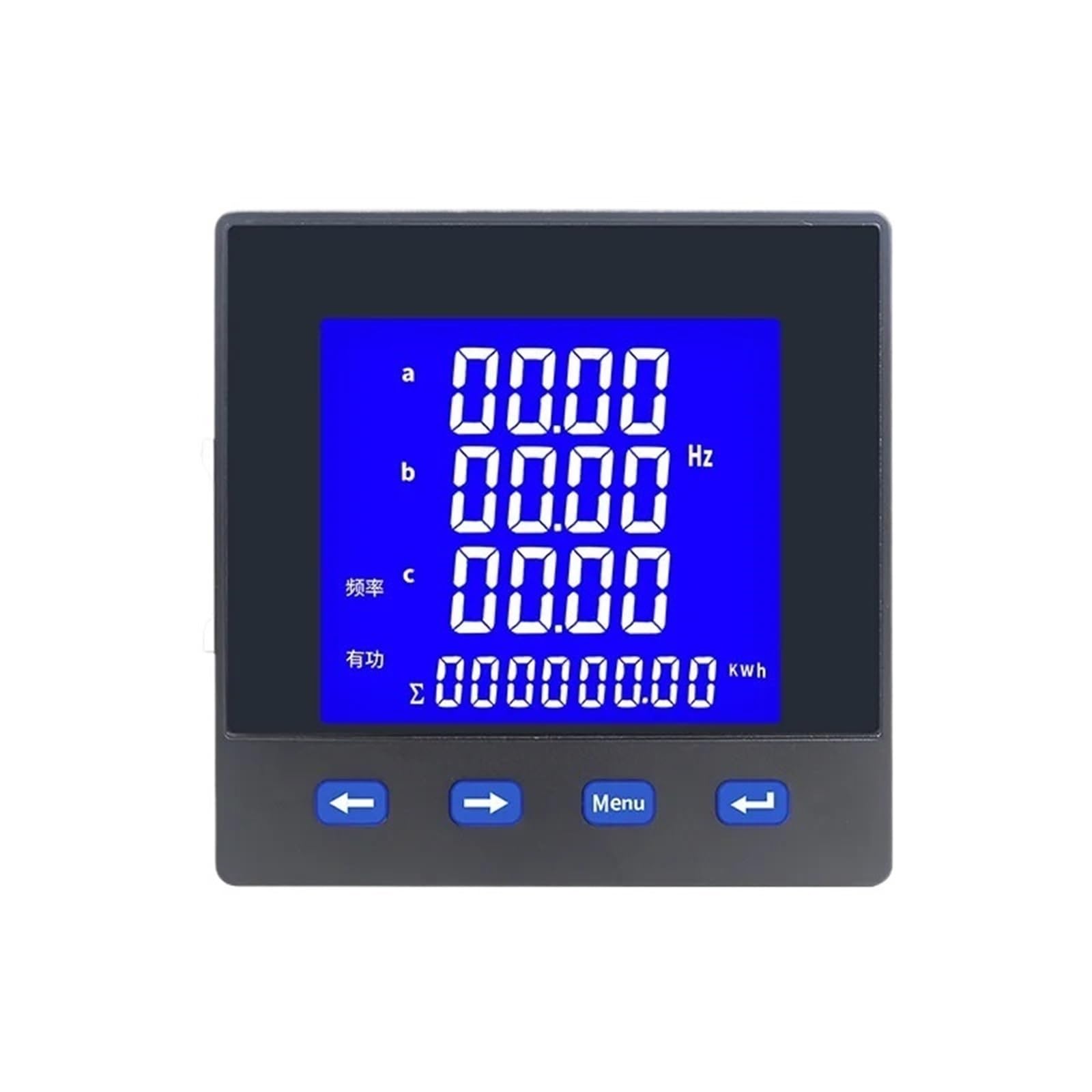AC220V 5A LCD KWH Cyfrowy wyświetlacz 0,5 Poziom RS485 Cyfrowy wskaźnik napięcia prądu Częstotliwość Współczynnik mocy
