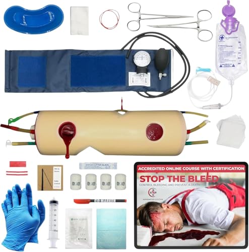 Stop the Bleed Kit by The Apprentice Doctor - Tourniquet Kit - Bleeding Control Kit with an Accredited Online Course Designed to Train Members of the Public & Training Medical Professionals.