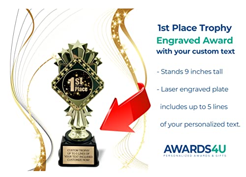 1st Place Trophy for Winner 9