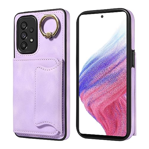 Coque Samsung A53 5G antichoc avec support rotatif et double fermoir