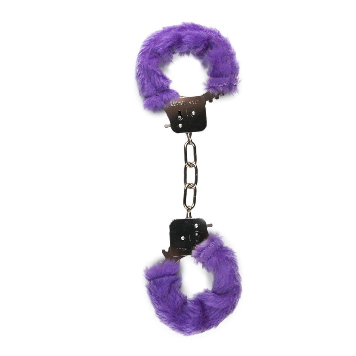 EasyToys Fetish Collection Furry Handcuffs, Purple