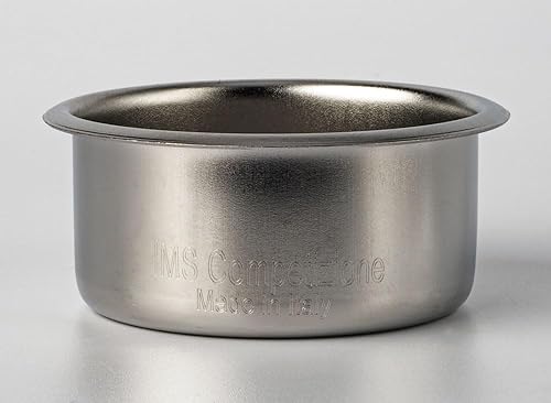 Miniatura 7 de HUGH, by IMS - Cesta de filtro de precisión de 2.008 in, serie de competencia, cesta de filtro de café de acero inoxidable, 0.49-0.63 oz compatible