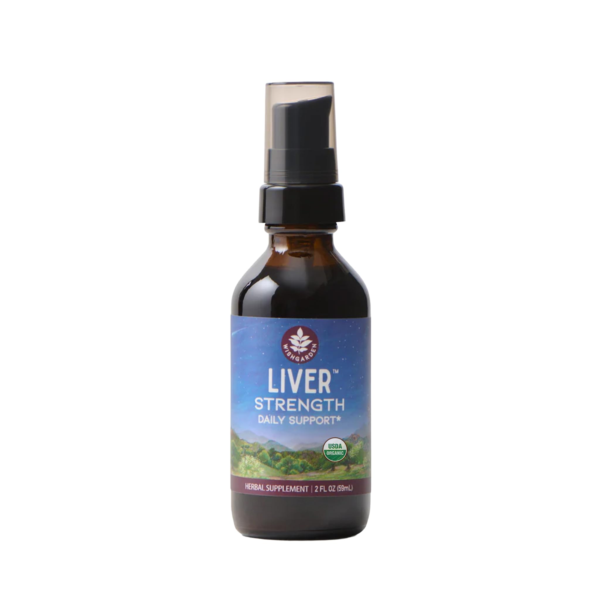 WishGarden Herbs Liver Strength, Cleanse & Detox Tincture, 2oz