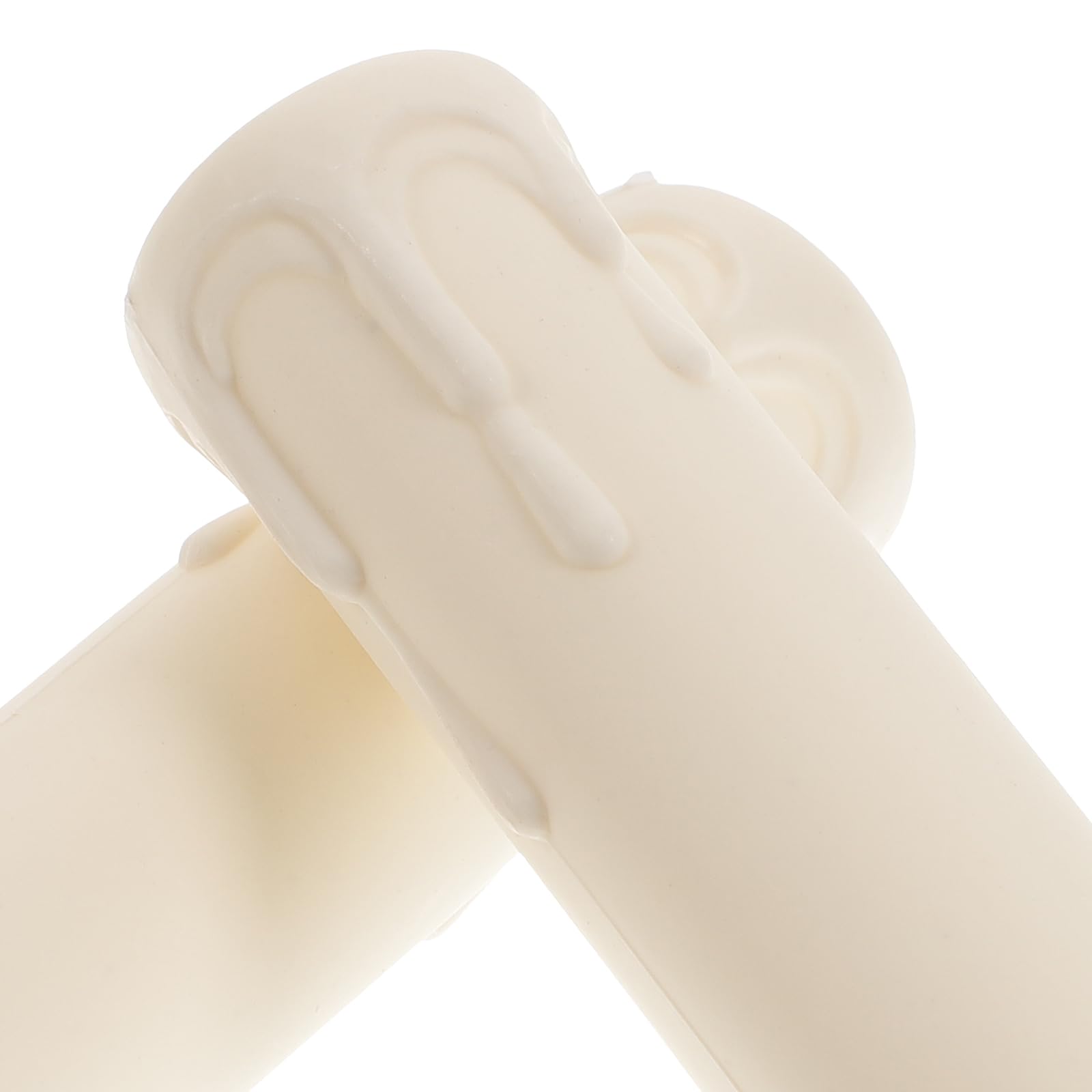 Lot 20 Tubes Douilles Plastique Bougies Lustre - Cache-Bougies Vintage Élégants Noir/Blanc