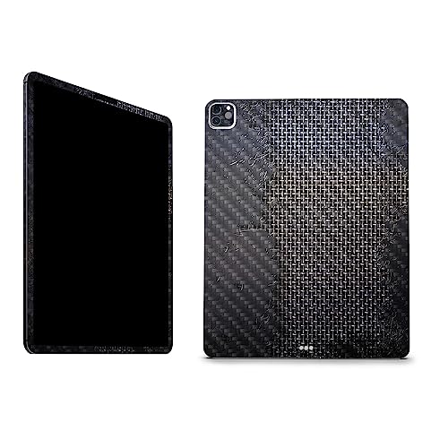Image of MightySkins Carbon Fiber Skin Compatible with Apple iPad Pro 12.9 inch M2 6th Gen (2022) Full Wrap Kit - Ripped | Protective, Durable Textured Carbon Fiber Finish | Easy to Apply | Made in The USA