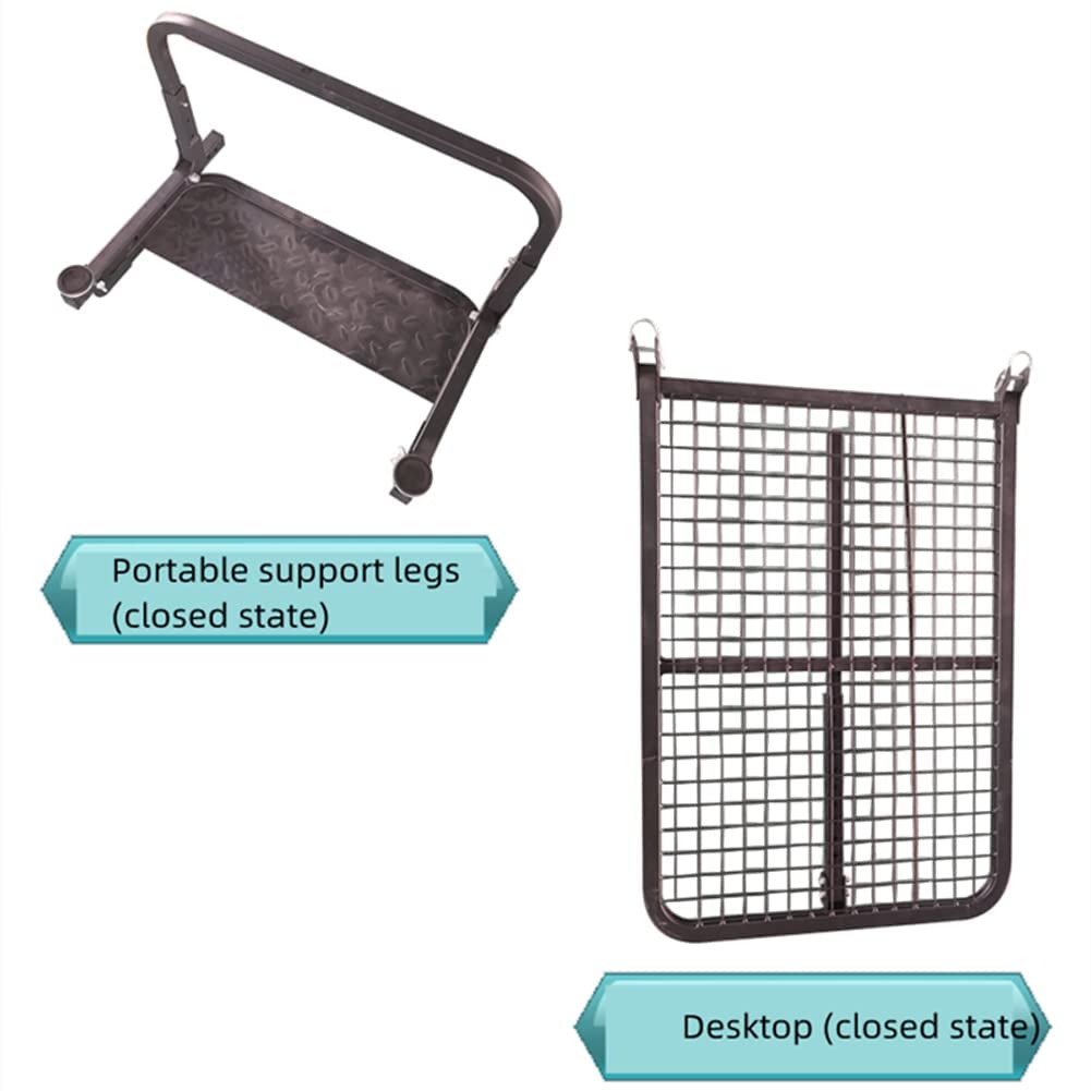 Amazon.co.jp: ポータブル鉄製車用タイヤテーブル、調節可能な