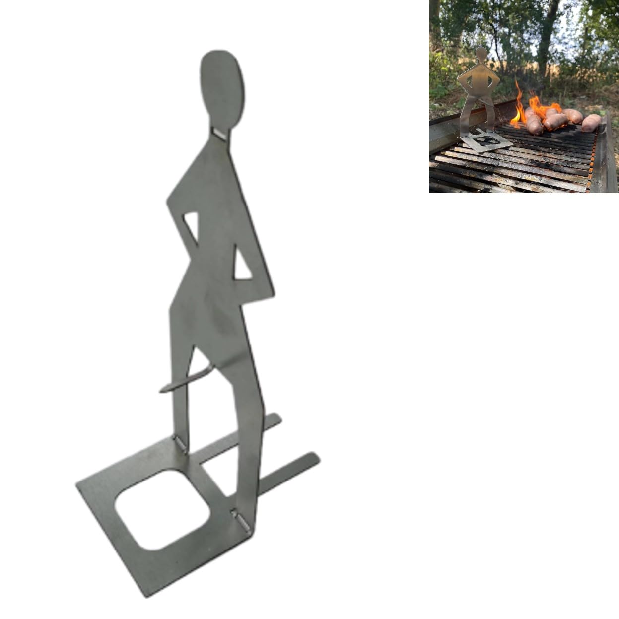 BBQ-Worstroller voor Grill, Worstroller Houder, Roestvrij Staal BBQ-Worstroller voor Grill, Worstroller Houder, Roestvrij Staal