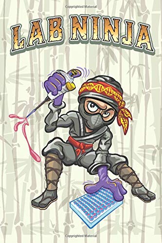 Lab Ninja: Lined Journal Notebook with 120 Numbered Pages for Scientists and Researchers
