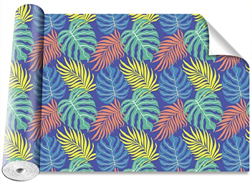 Papier Peint Jungle autocollant pour masquer les défauts d'un mur - 2