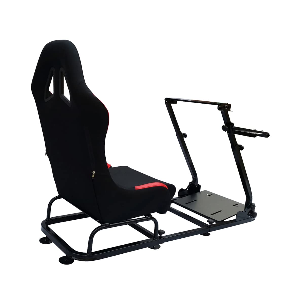 Sedia da gioco per pc e console di gioco, colore: nero e rosso