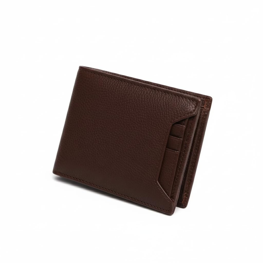 vemilio quality meets affordability VEMILIO Artificial Leather Brown Wallet for Men with Detachable Card Holder | 1 Coin Pocket | 6 Multiple Card Slots | 2 Hidden Compartments & 2 Currency Slots – Slim Stylish Gents Purse for Men-picture-39