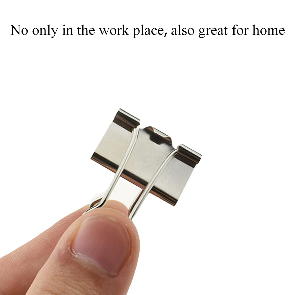 HAHIYO Binder-Clips – 30 Stück, 19 Mm Breit – Papierklemmen Aus Metall