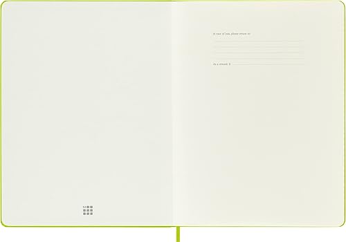 Miniatura 4 de Moleskine - Cuaderno clásico con tapa dura, XL (7.5 x 9.5 pulgadas), a rayas, verde limón, 192 páginas