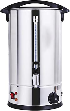 Electric Stainless Steel Catering Hot Water Boiler Tea Urn for Home Brewing, Commercial or Office Use for Tea/Coffee/Hot Water,19L