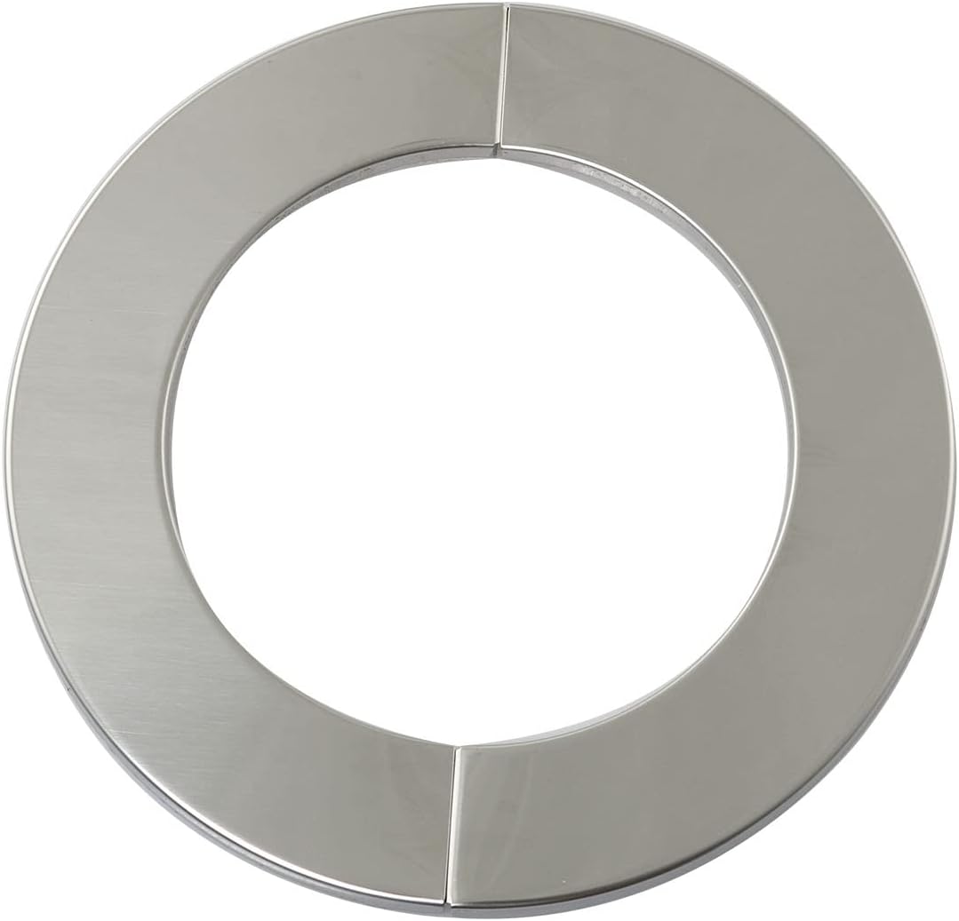 PZRT 2pcs Wall Split Flange 101mm Stainless Steel Round Escutcheon
