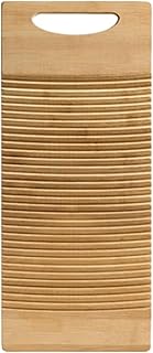 Non-Slip Wooden Washboard,Easy to Use,Laundry Cleaning Board with Hanging Hole,Easy to Storage,Durable Scrub Board Washing Board for Laundry Room
