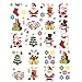 20 Hojas Pegatinas Navidad Vinilos Stickers Navideños Decorativos Ventanas Escaparates Cristal Decoración PVC sin Adhesivo