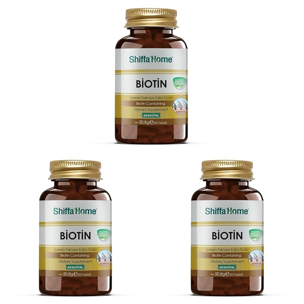 Shiffa Home Biotin 60 Tablet 750 Mg (3 paketi)