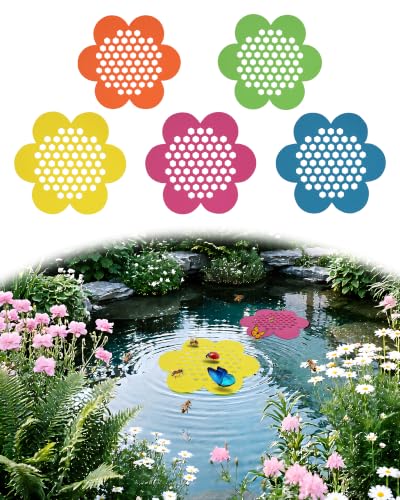 Bee Watering Station Floating Island - 5 Pack Pollinator Drinker