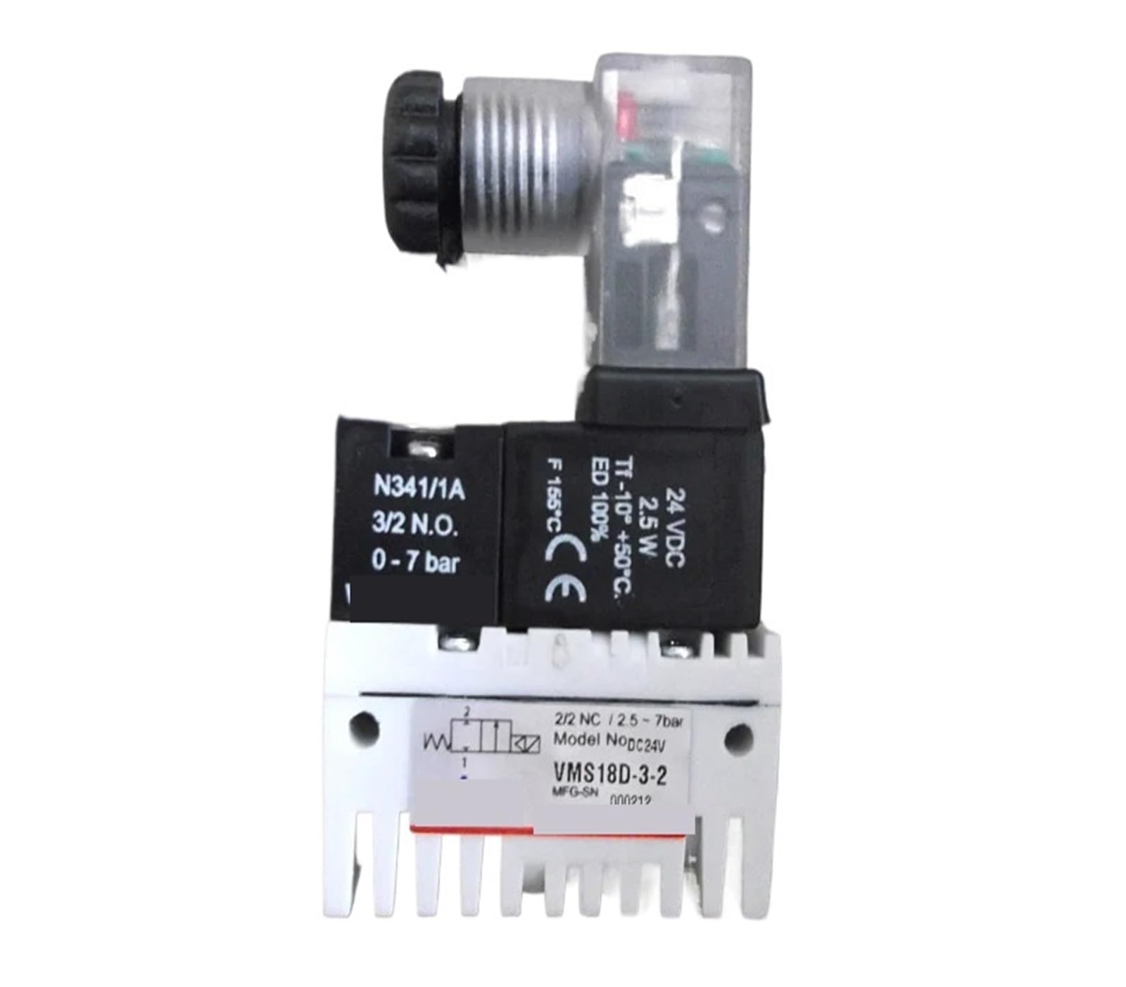 BACYDLPL Vacuum solenoid valve VMS18D-3-2 (G1/8 DC24V) MODEL : MS18-3-2