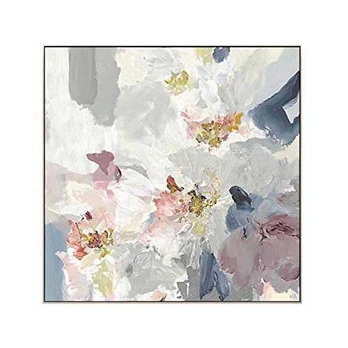 Pintura de la lona con hoja de oro de estética sofisticada nórdica 50x50cm