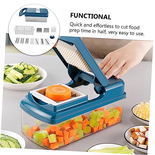 Set cortador y rallador multifuncional para verduras 1 pieza miniatura 7