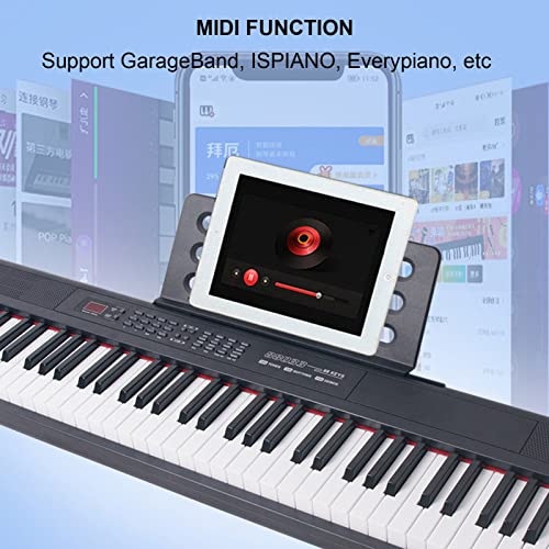Piano numérique 88 touches pleine grandeur avec touches dynamiques clavier électrique clavier portable support de piano Bluetooth MIDI for débutants adultes enfants inclus support, pédale de sustain - Les Beatles, Paul McCartney, John Lennon, RIngo Starr, George Harrison Piano numérique 88 touches pleine grandeur avec touches dynamiques clavier électrique clavier portable support de piano Bluetooth MIDI for débutants adultes enfants inclus support, pédale de sustain – Image 4