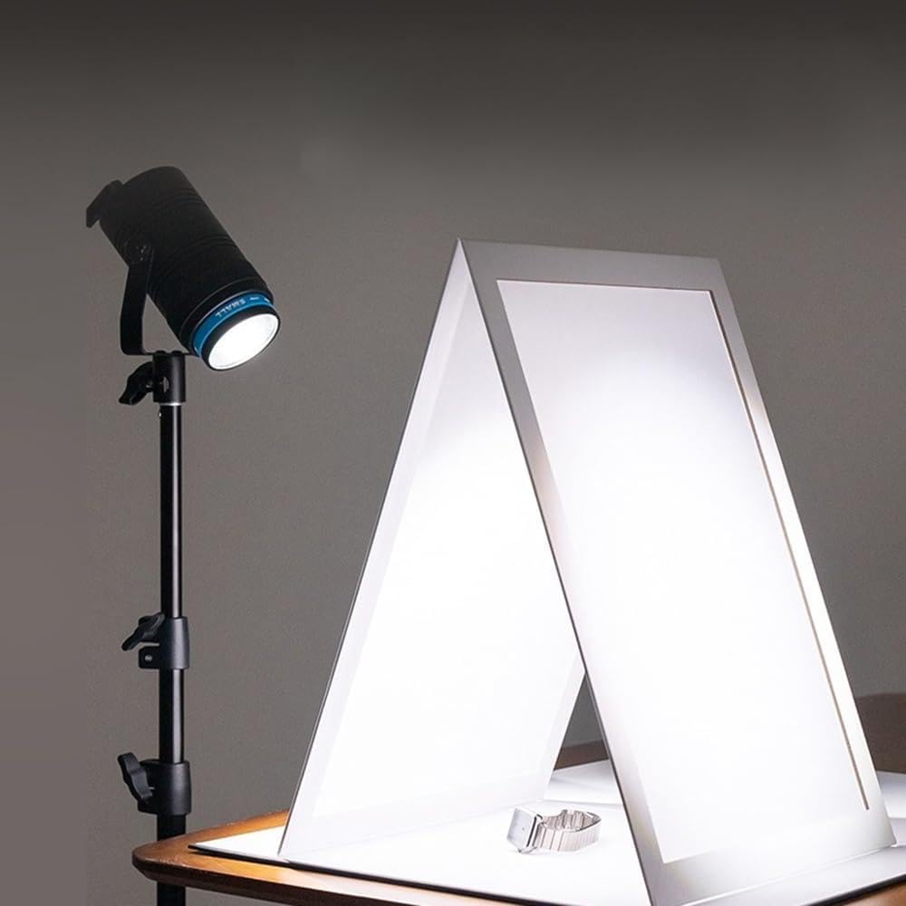 Réflecteur de Lumière Plat en V Pliable Portable pour la Photographie, Panneau Diffuseur de Lumière Professionnel pour Studio Photo, Panneau Lumineux Doux et Léger la Photographie Alimentaire