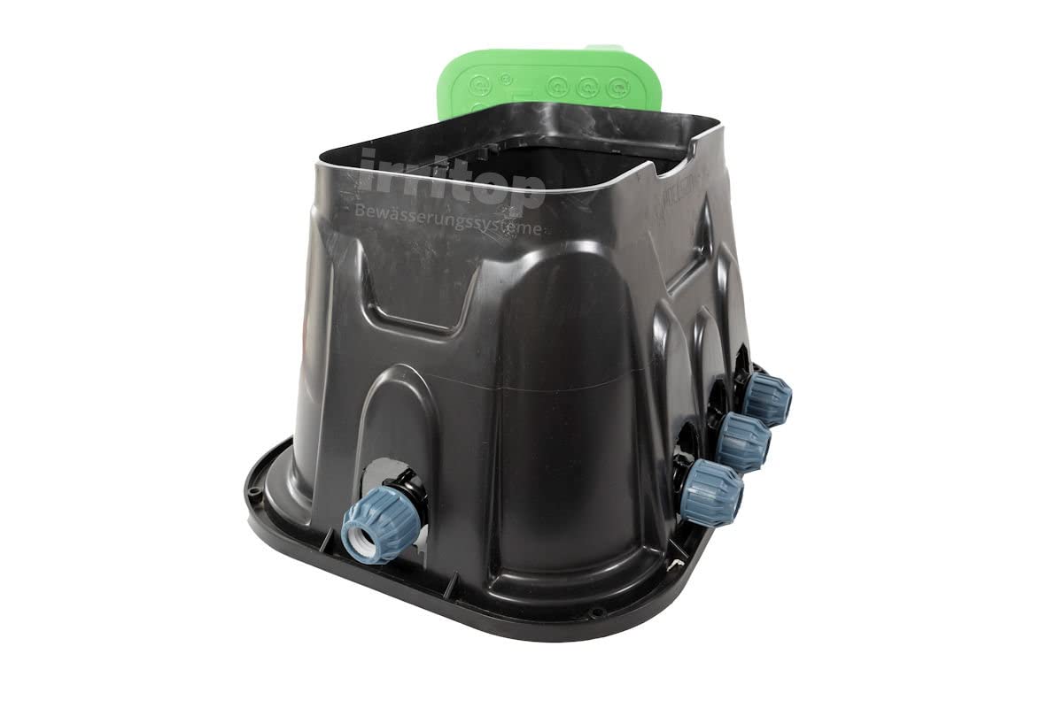 Hunter PGV 101 - 3 válvulas de distribución estándar, válvulas magnéticas de riego para tubos de polietileno de 25 mm de diámetro (montable) (junta tórica)