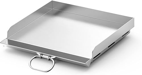 Skyflame Plancha universal para freír de 14 x 16 pulgadas, para la mayoría de estufas de 14 pulgadas con sistema de cocción simple/doble, plancha