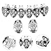 OATIPHO 1Set Hip Hop Grills Shiny Rhinestone Decorative for Ready to Wear Jewelry for Halloween Concerts and Fashion Events Cool Accessory for Men Women