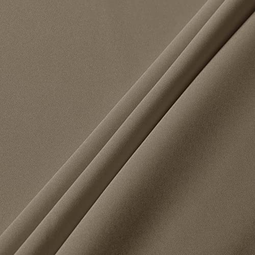 Image of sancua Rectangle Tablecloth - 70 x 108 Inch - Stain and Wrinkle Resistant Washable Polyester Table Cloth, Decorative Fabric Table Cover for Dining Tables, Buffet Parties and Camping, Taupe