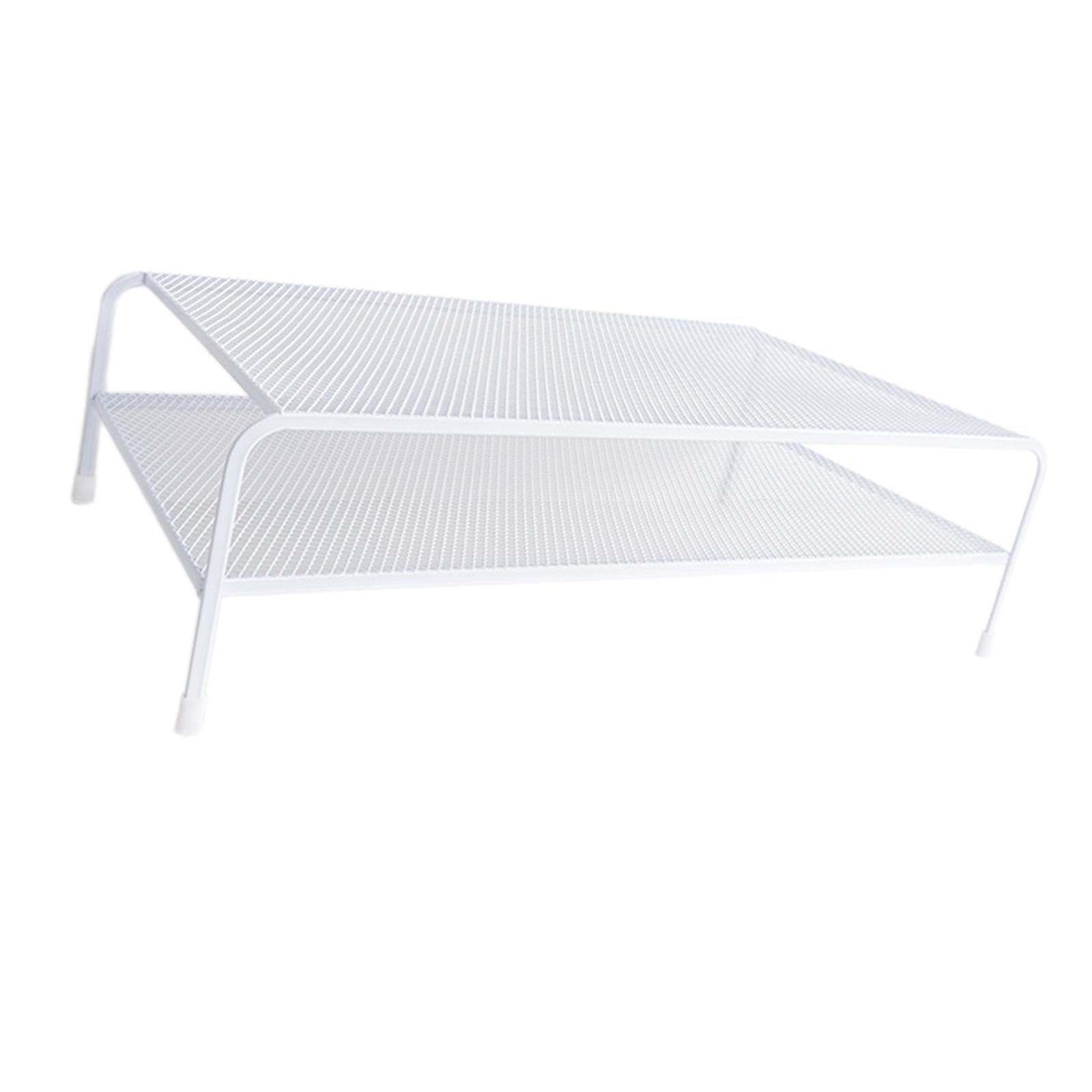 Soporte robusto para computadora portatil elevador monitor escritorio doble capa 38x20cm