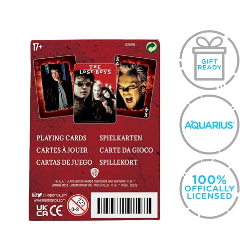 Baraja The Lost Boys Poker Estándar con Diseño Vampiro miniatura 7