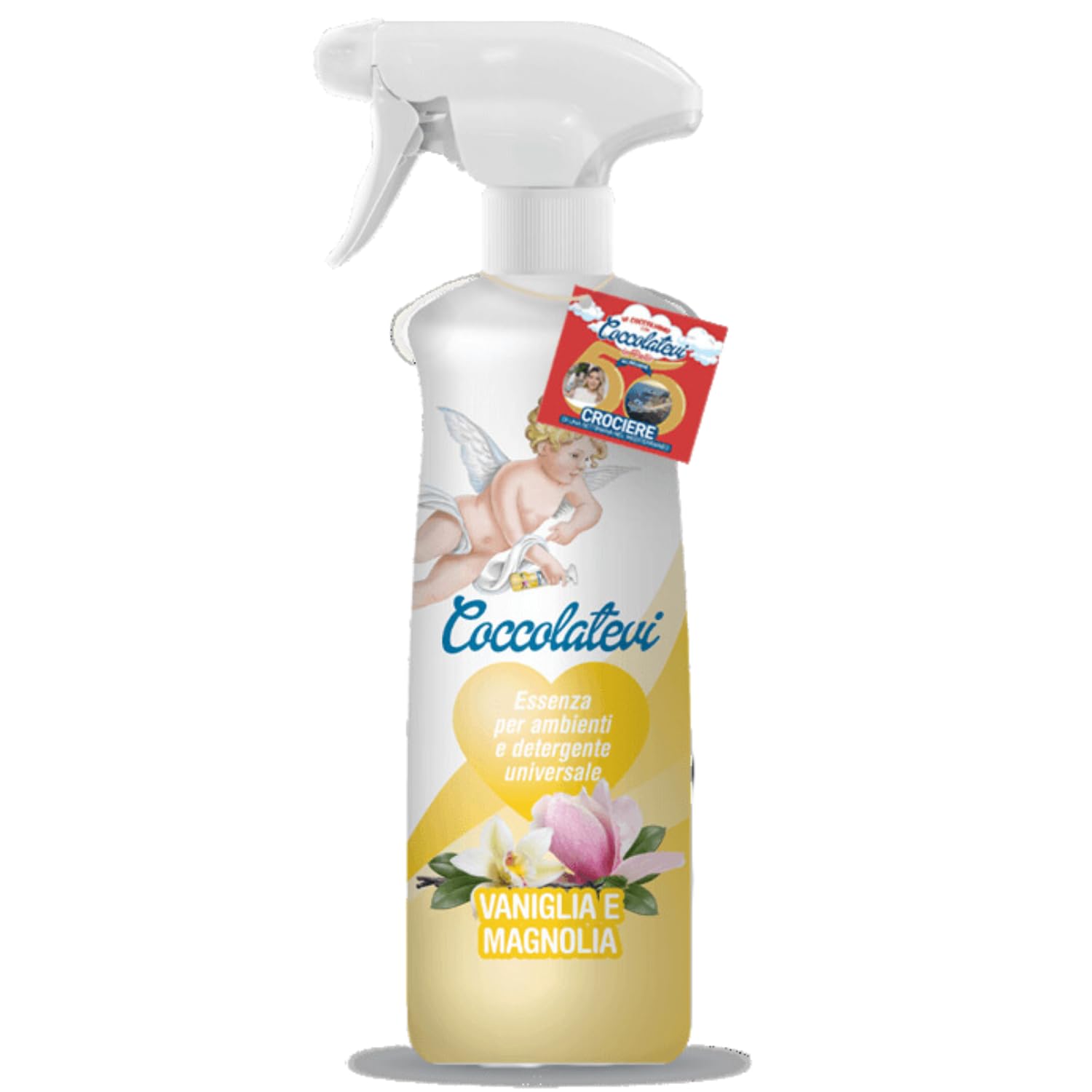 Detergente profumato ambienti spray – vaniglia e magnolia – 750 ml – Variazioni 4/8/12 Pezzi (12)